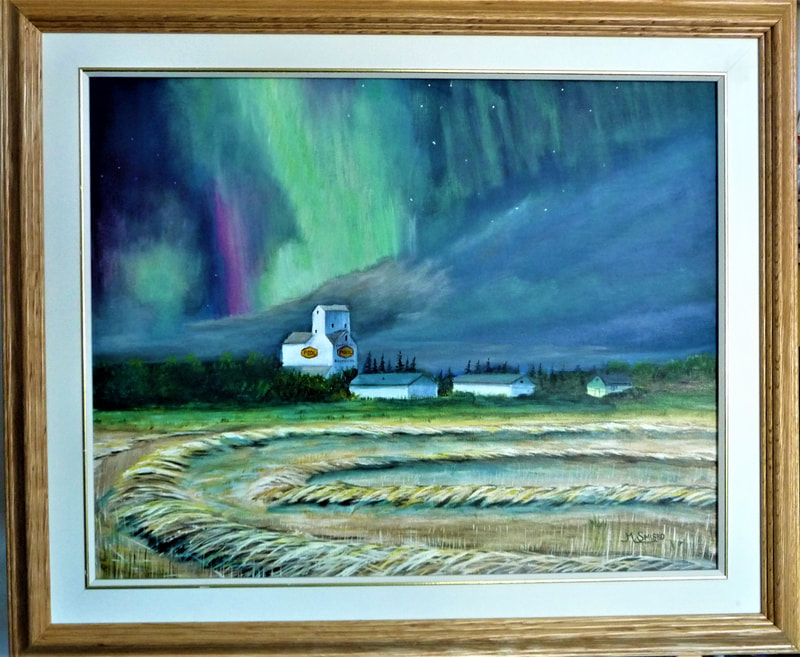 Acrylic on Canvas, framed 21"x25", ILLUMINATED, $450, by msmiskocreations.com
msmisko@yahoo.ca
