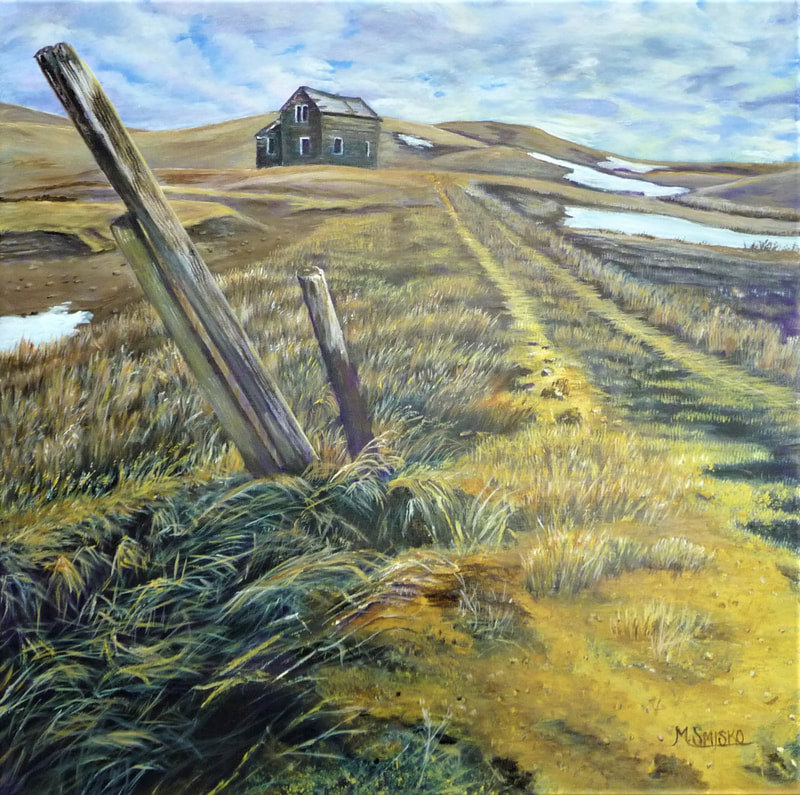 Acrylic, framed size 21"x21", SPRING'S APPROACH,  $500, by msmiskocreations, msmisko@yahoo.caAcrylic, framed size 21"x21", SPRING'S APPROACH, by msmiskocreations, msmisko@yahoo.ca